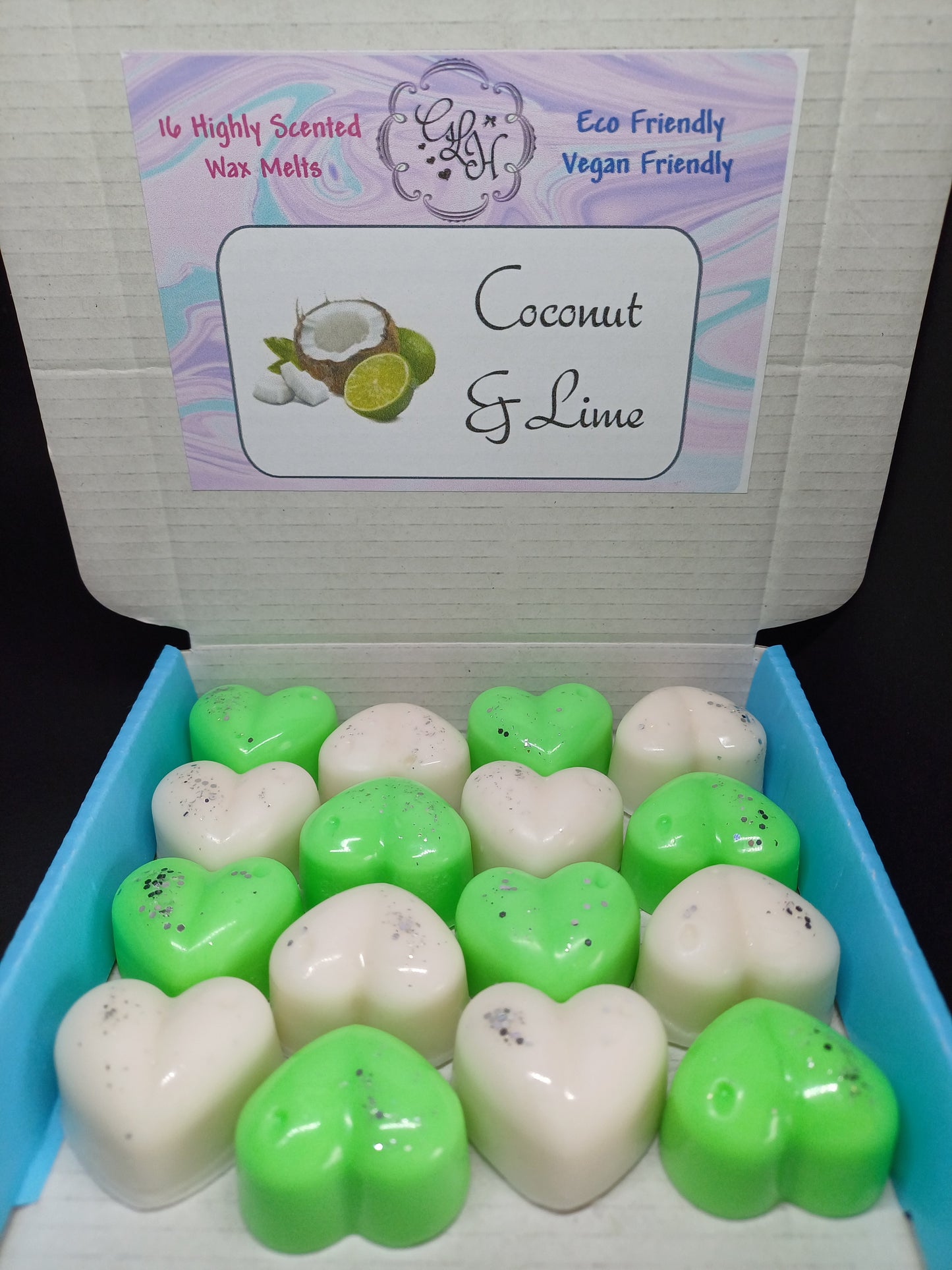Coconut & Lime Heart Box
